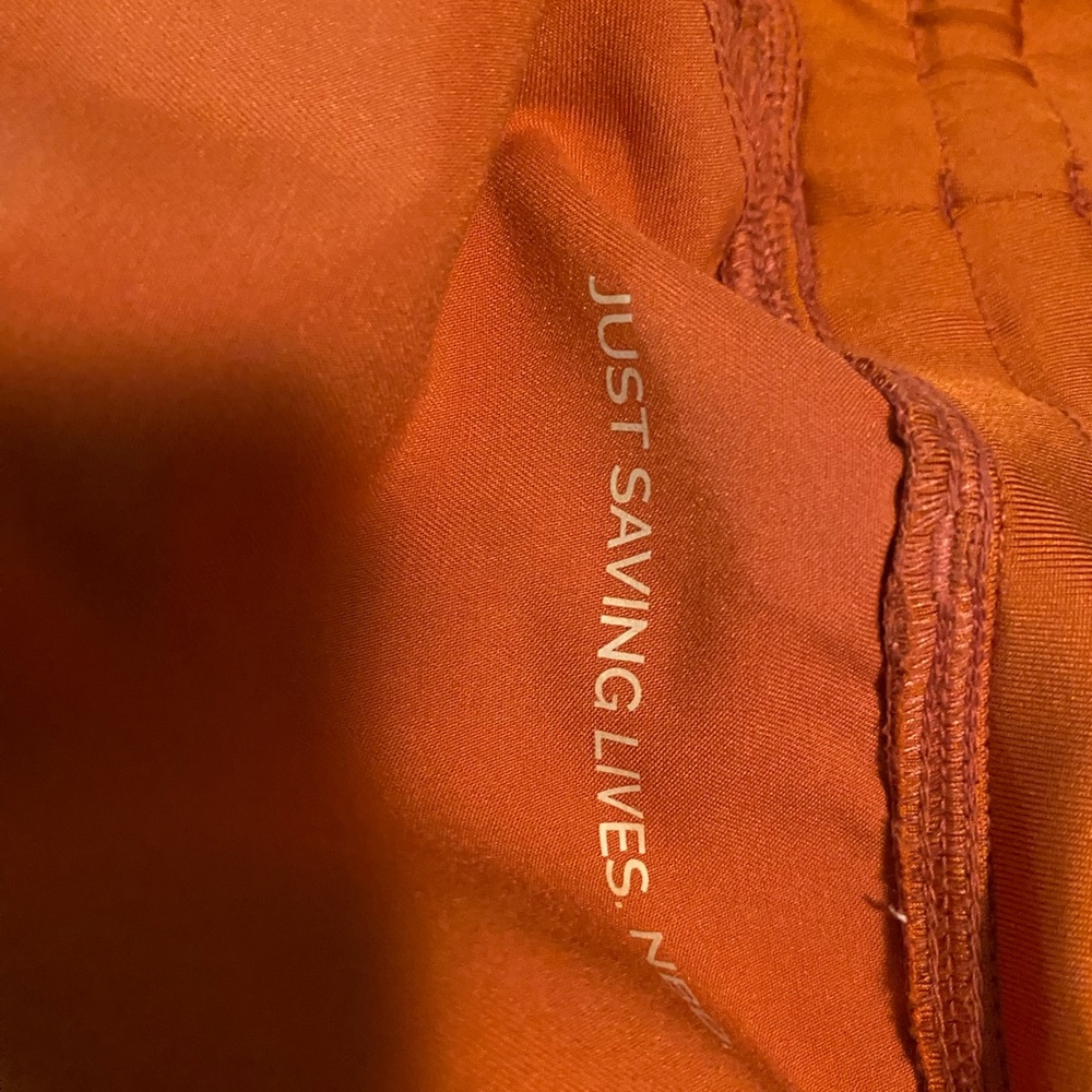 Figs Rust Jogger Pants with rust colored size xl petite Pink Accents scrub pants - Picture 8 of 11